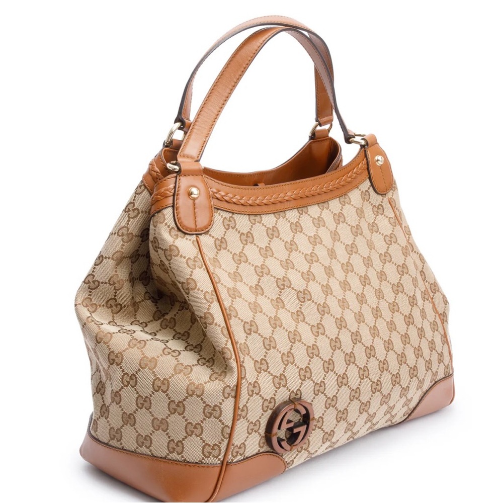 Gucci Beige and Brown Shoulder Bag - Picture 2 of 14